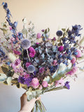 Bouquet bleu et violet