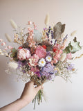 Bouquet rose et parme