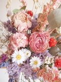 Bouquet rose et parme
