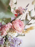 Bouquet rose et parme