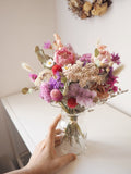 Bouquet + vase ancien