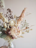 Bouquet + vase ancien