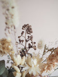 Bouquet + vase ancien