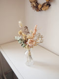 Bouquet + vase ancien
