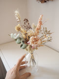 Bouquet + vase ancien