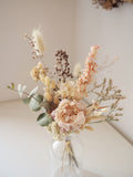 Bouquet + vase ancien