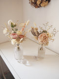 Bouquet + vase ancien