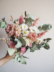 Bouquet vieux rose