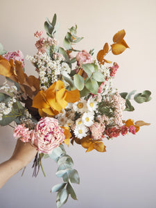 Bouquet rose et jaune