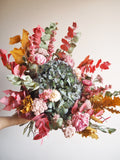 Bouquet bleu et rose