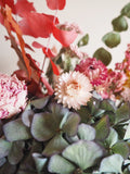 Bouquet bleu et rose