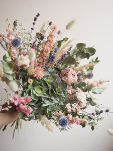 Bouquet pastel multicolore