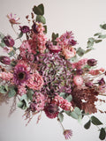 Bouquet rose et violine