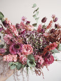 Bouquet rose et violine