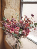 Bouquet rose et violine