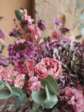 Bouquet rose et violine