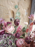 Bouquet rose et violine