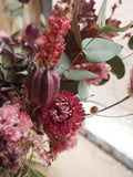 Bouquet rose et violine