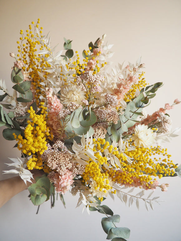 Bouquet rose et jaune