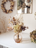 Bouquet + vase ancien