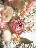 Bouquet rose et beige