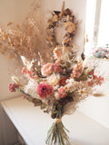 Bouquet rose pêche