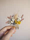 Peigne fleuri