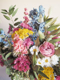 Bouquet pastel multicolore