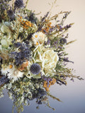 Bouquet vert et bleu