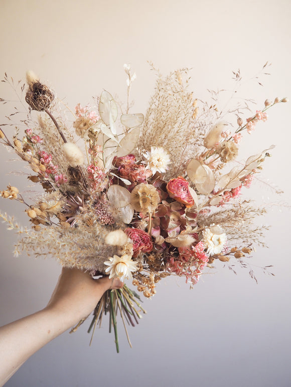 🔴Bouquet beige et rose