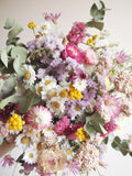 Bouquet pastel multicolore