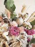 Bouquet beige et vieux rose