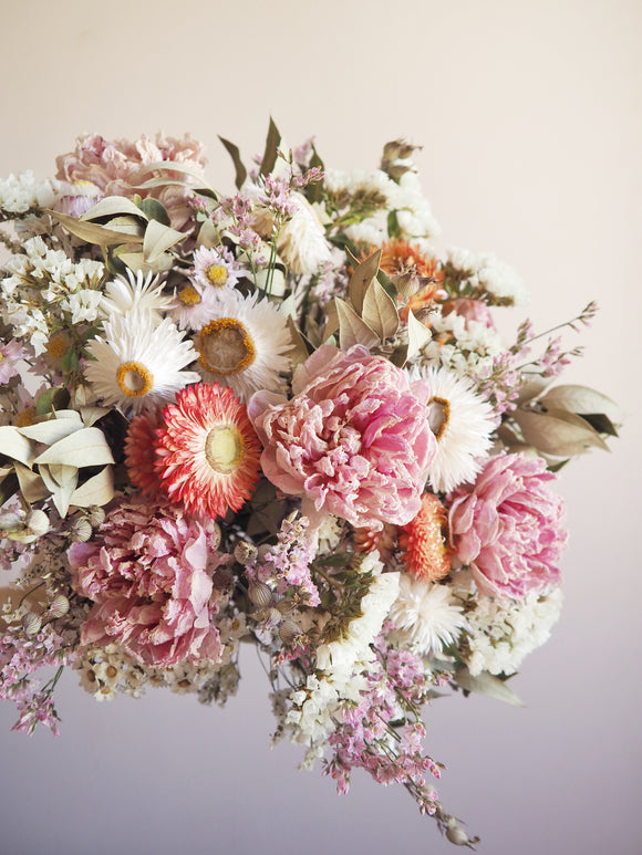 Bouquet rose et orange