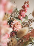 Bouquet rose et beige