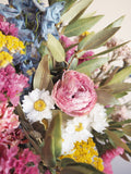 Bouquet pastel multicolore