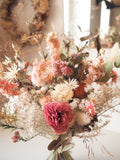 Bouquet rose pêche