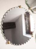 🔴Miroirs anciens en verre ciselé
