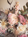 Bouquet rose pêche