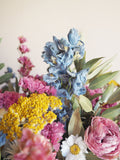 Bouquet pastel multicolore