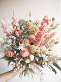 Bouquet rose et beige