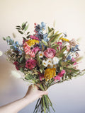 Bouquet pastel multicolore