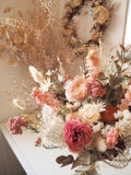 Bouquet rose pêche