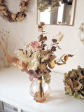 Bouquet + vase ancien