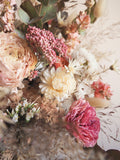 Bouquet rose pêche