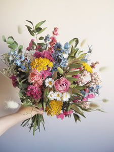 Bouquet pastel multicolore