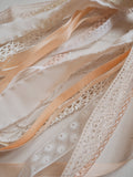 🔴Lot de rubans rose pâle
