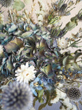 Bouquet bleu et blanc