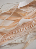 🔴Lot de rubans rose pâle