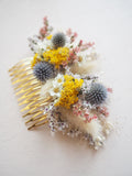 Peigne fleuri
