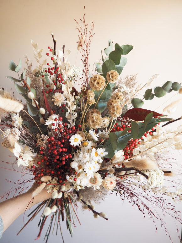 Bouquet rouge et blanc